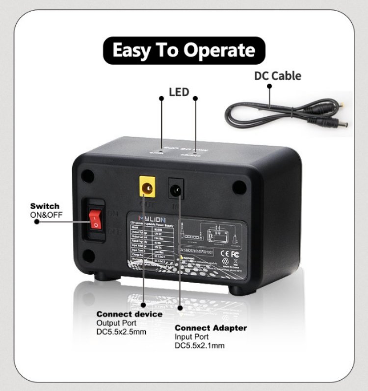 Mini DC UPS