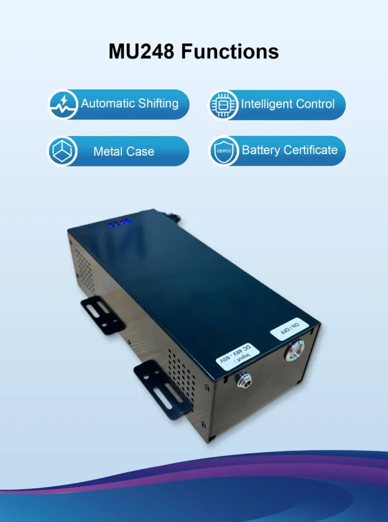 Key Features of 24V / 48V 3A MU248 Mini DC UPS