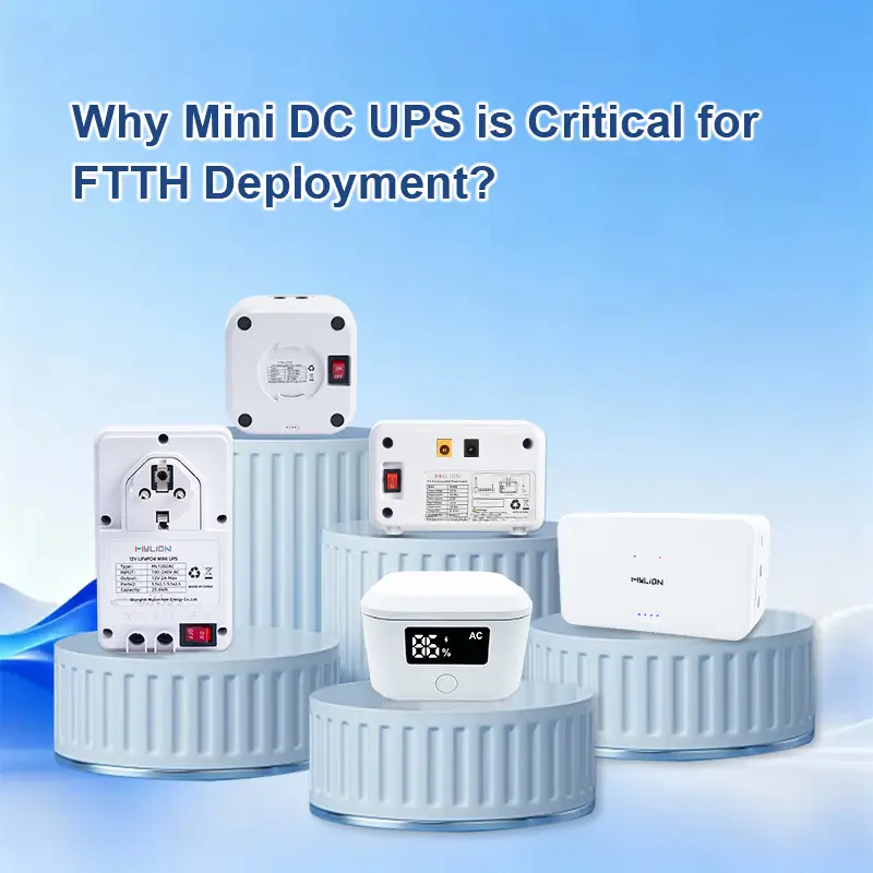 Mini DC UPS for FTTH Deployment