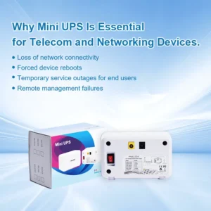 Mini UPS for Telecom and Networking Devices