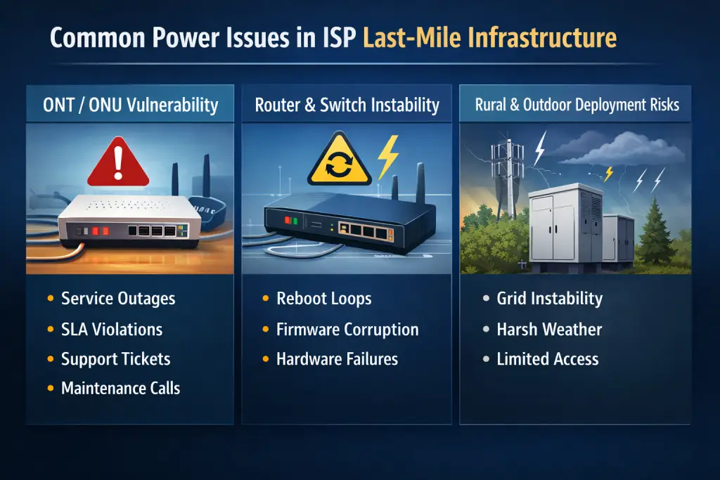 Common Power Issues in ISP Last-Mile Infrastructure
