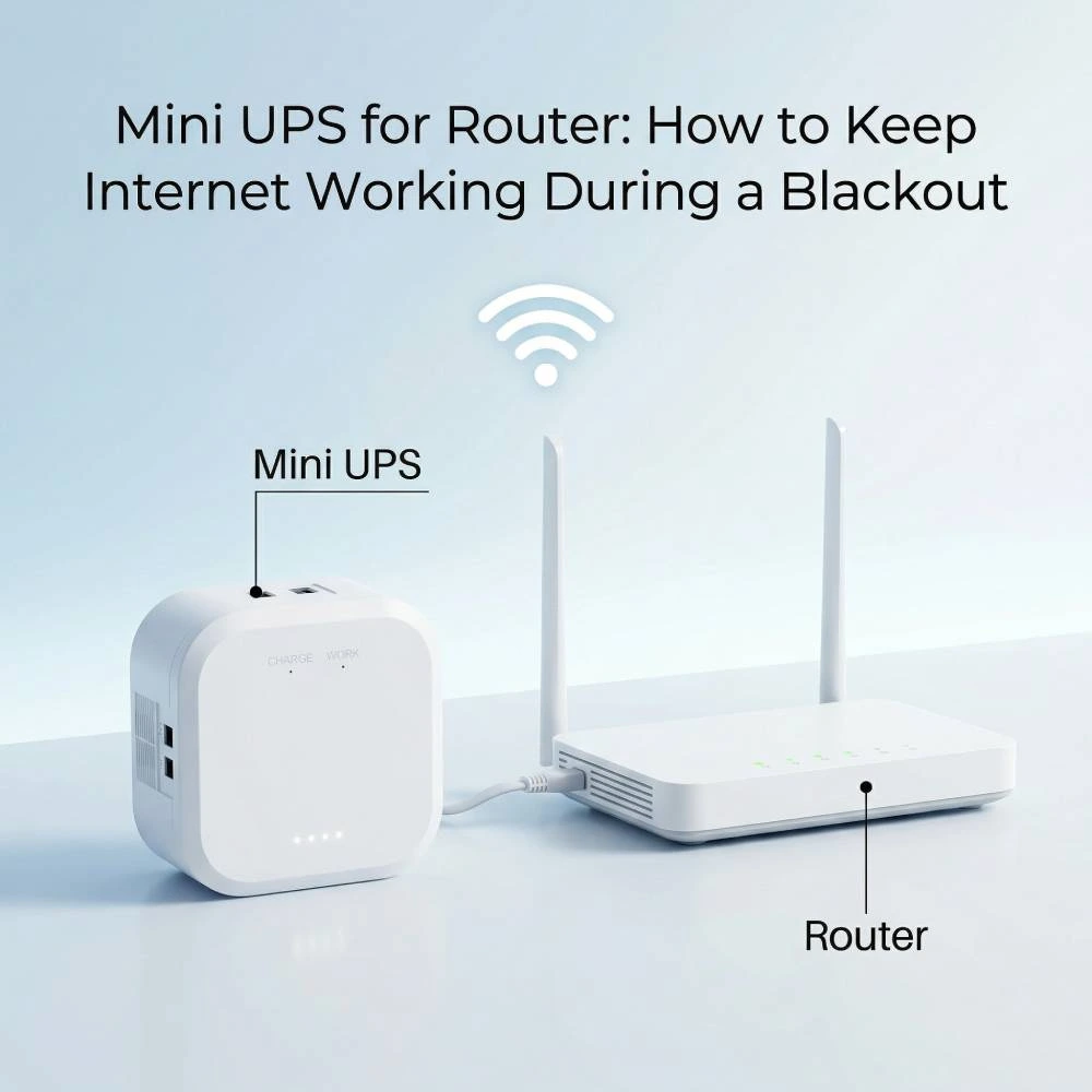 Mini UPS for Router How to Keep Internet Working During a Blackout