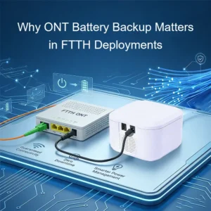 Why ONT Battery Backup Matters in FTTH Deployments