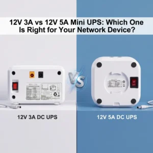 12V 3A vs 12V 5A Mini UPS Which One Is Right for Your Network Device