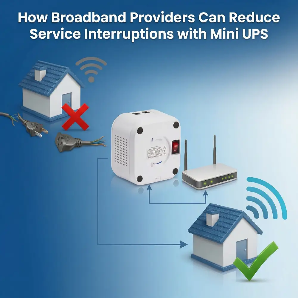 How Broadband Providers Can Reduce Service Interruptions with Mini UPS