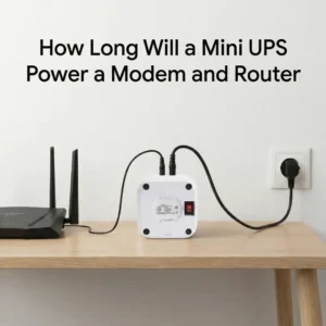 How Long Will a Mini UPS Power a Modem and Router