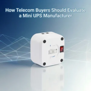 How Telecom Buyers Should Evaluate a Mini UPS Manufacturer