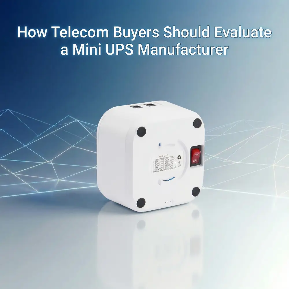 How Telecom Buyers Should Evaluate a Mini UPS Manufacturer