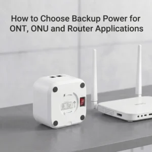 How to Choose Backup Power for ONT, ONU and Router Applications1