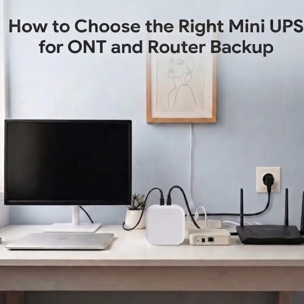 How to Choose the Right Mini UPS for ONT and Router Backup (1)