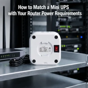 How to Match a Mini UPS with Your Router Power Requirements