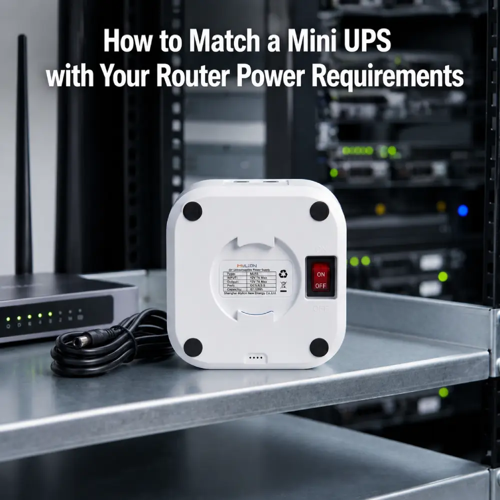 How to Match a Mini UPS with Your Router Power Requirements