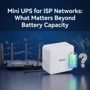 Mini UPS for ISP Networks What Matters Beyond Battery Capacity