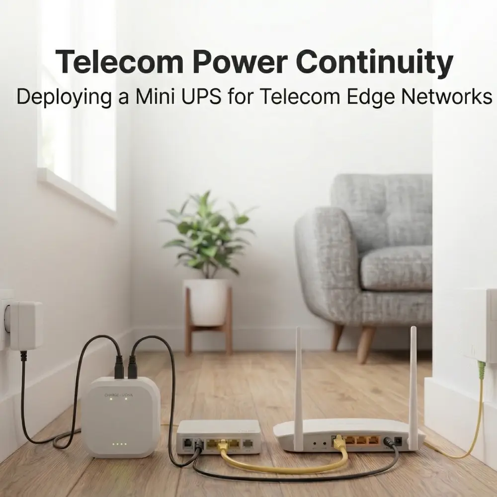 Telecom Power Continuity Deploying a Mini UPS for Telecom Edge Networks