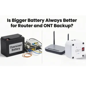 Is Bigger Battery Always Better for Router and ONT Backup