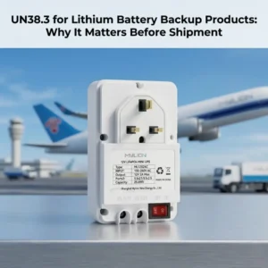 UN38.3 for Lithium Battery Backup Products