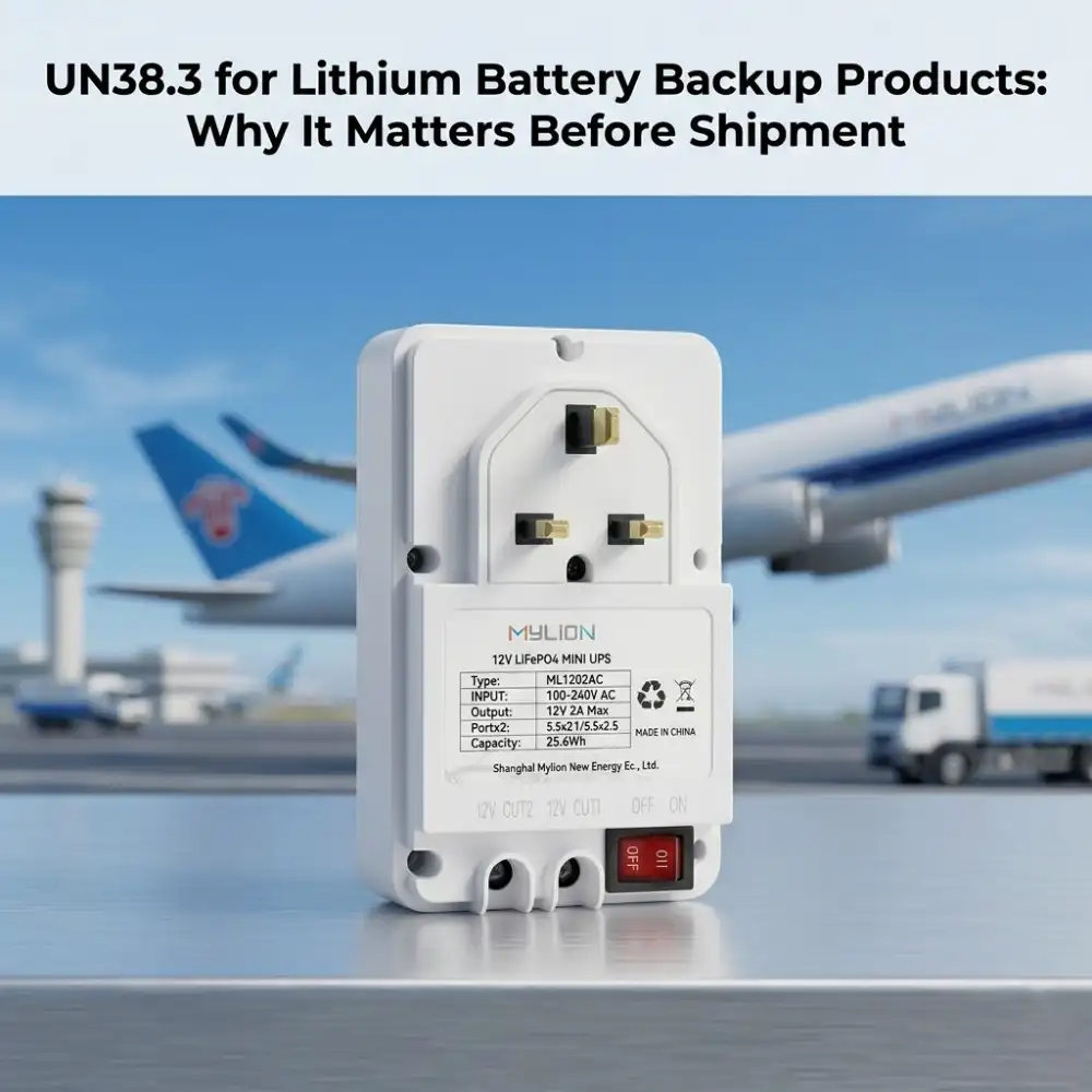 UN38.3 for Lithium Battery Backup Products