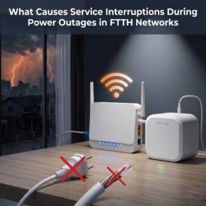What Causes Service Interruptions During Power Outages in FTTH Networks