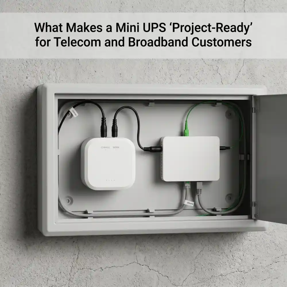 What Makes a Mini UPS “Project-Ready” for Telecom and Broadband Customers