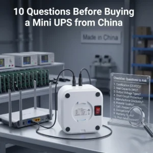 10 Questions to Ask Before Buying Mini UPS from China