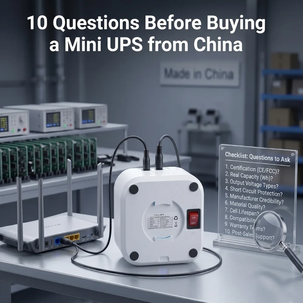 10 Questions to Ask Before Buying Mini UPS from China