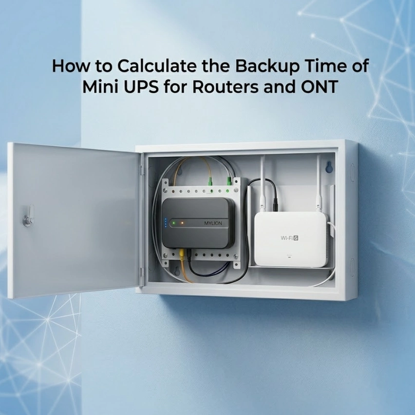 How to Calculate Mini UPS Backup Time for a Routers and ONT
