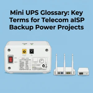 Mini UPS Glossary Key Terms for Telecom and ISP Backup Power Projects