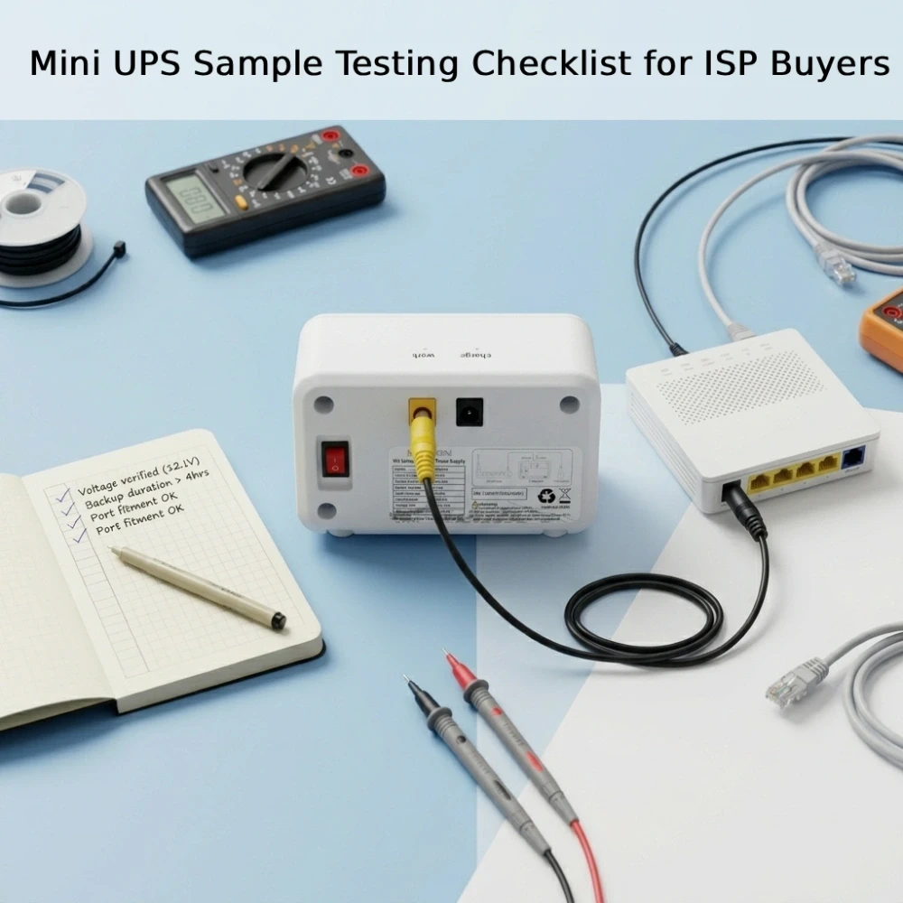 Mini UPS Sample Testing Checklist for ISP Buyers