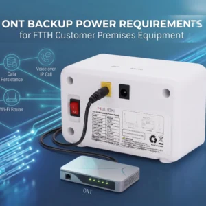 ONT backup power requirements for FTTH customer premises equipment