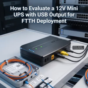 How to Evaluate a 12V Mini UPS with USB Output for FTTH Deployment