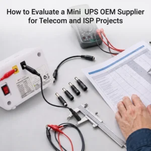 How to Evaluate a Mini UPS OEM Supplier for Telecom and ISP Projects