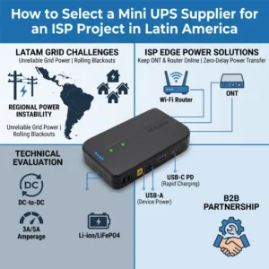 How to Select a Mini UPS Supplier for an ISP Project