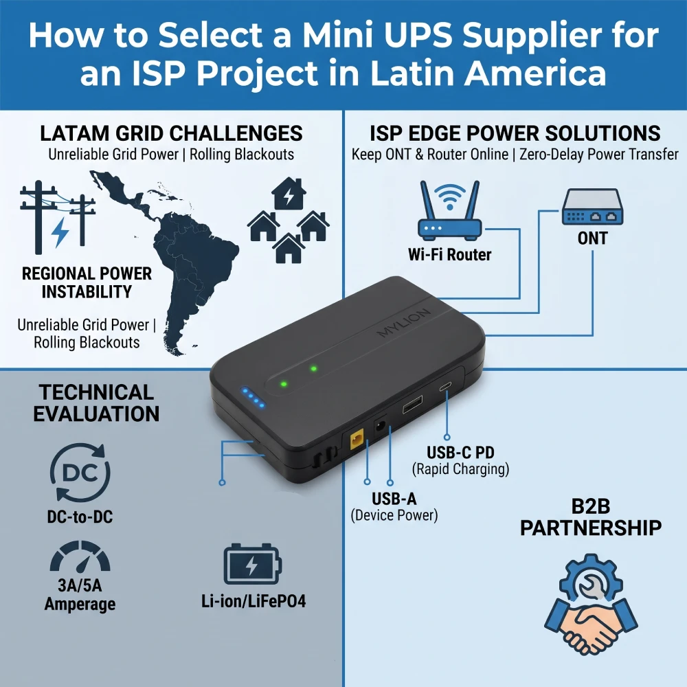 How to Select a Mini UPS Supplier for an ISP Project