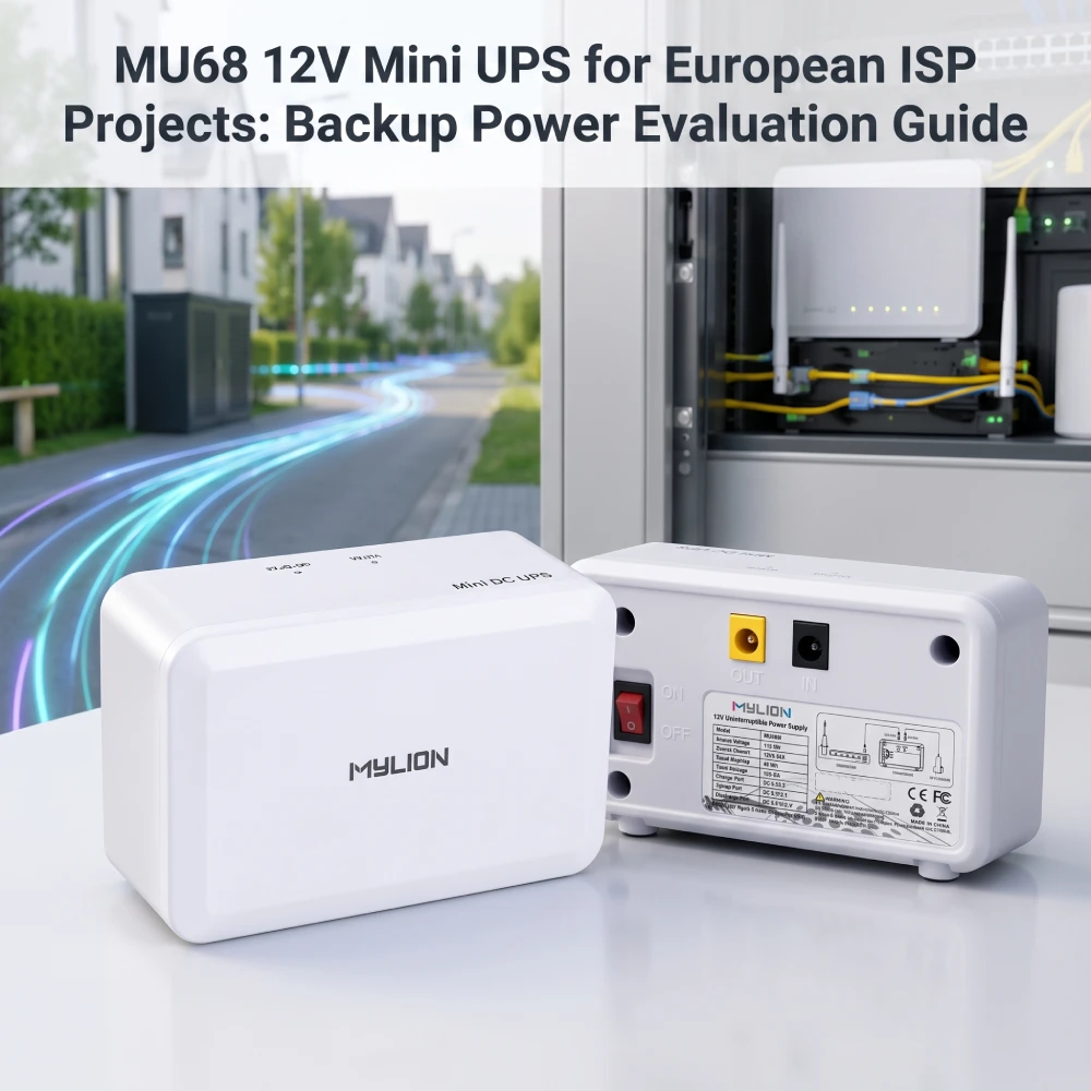 MU68 mini UPS for ONT backup