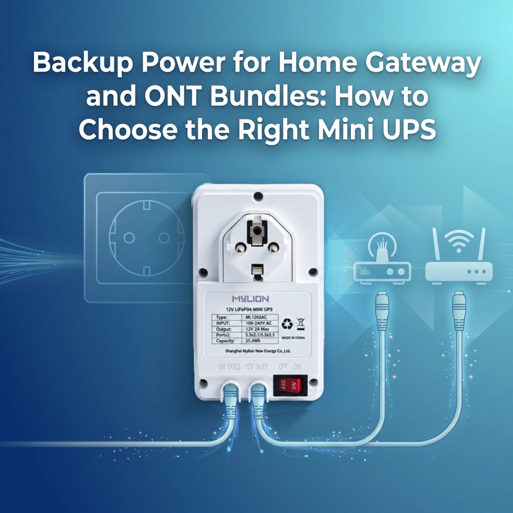 Backup Power for Home Gateway and ONT Bundles_ How to Choose the Right Mini UPS