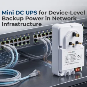 Mini DC UPS for Device-Level Backup Power in Network Infrastructure (1)