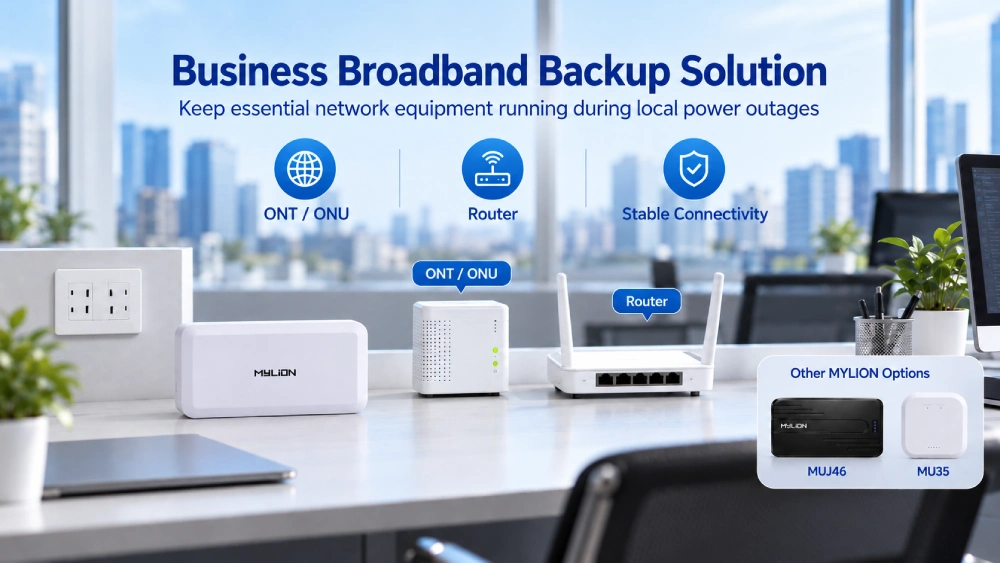 Essential ONT, router and CPE equipment for business broadband backup planning
