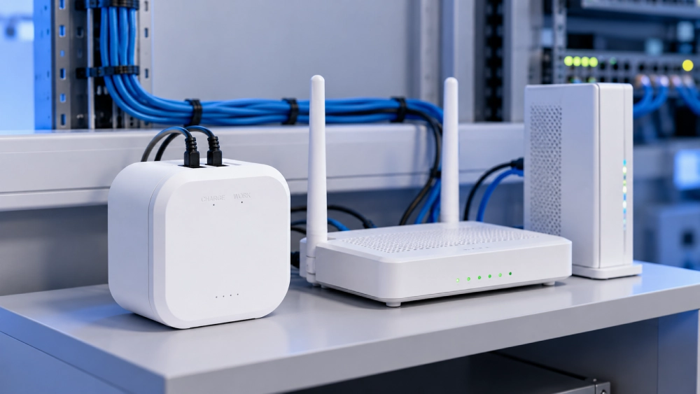 MYLION MU35W Mini UPS for compatible broadband gateway backup in ISP projects