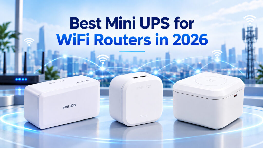 MYLION Mini UPS models for WiFi router backup in 2026